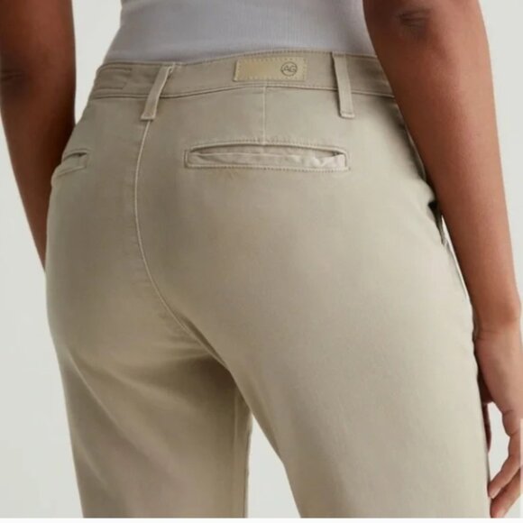 AG Adriano Goldschmied Women Size 31 Caden Trouser Pant Beige Taupe Tailored NWT - Picture 4 of 16